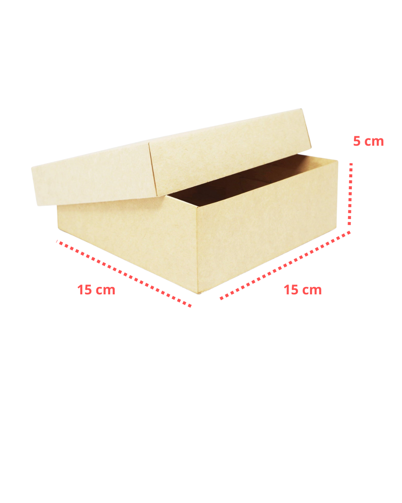 Caja Cuadrada 15x15x5