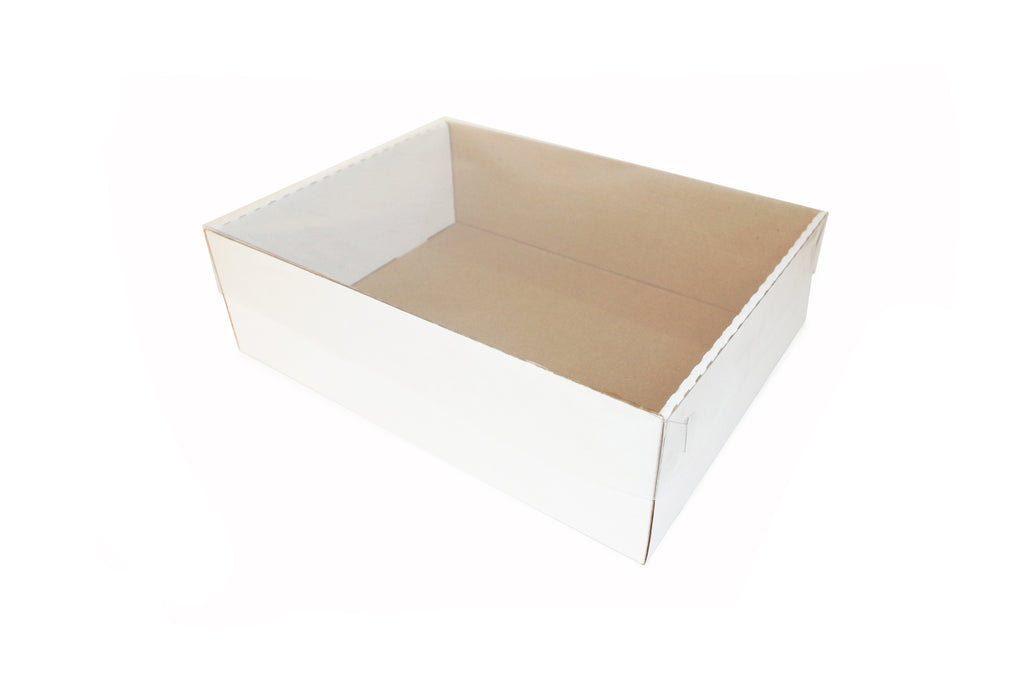BASE BANDEJA 24X32X10 KRAFT/BLANCO