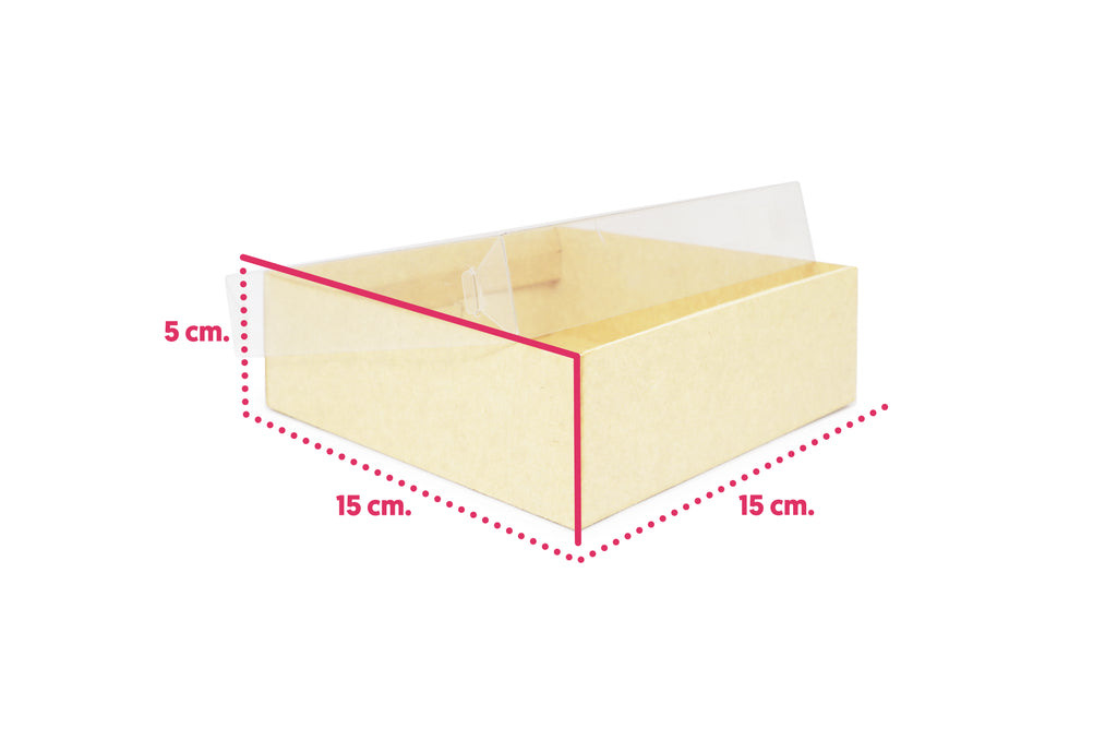 Caja Cuadrada 15x15x5