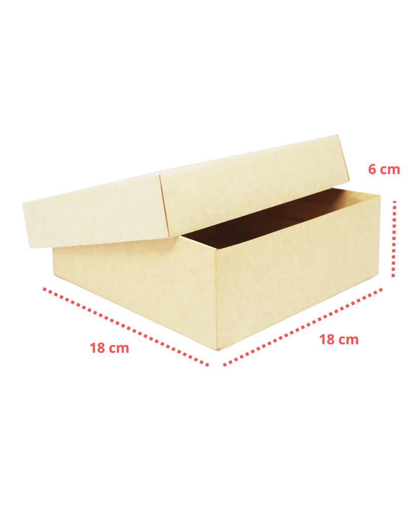 Caja Cuadrada 18x18x6