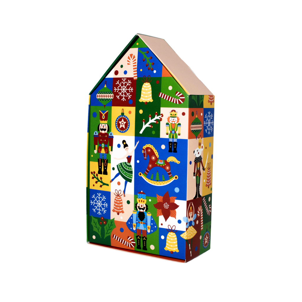 Caja Casa Navidad Cascanueces