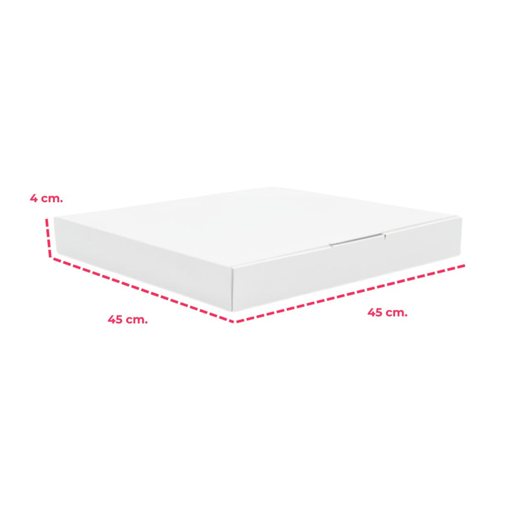 Cajas Para Pizza Blanco