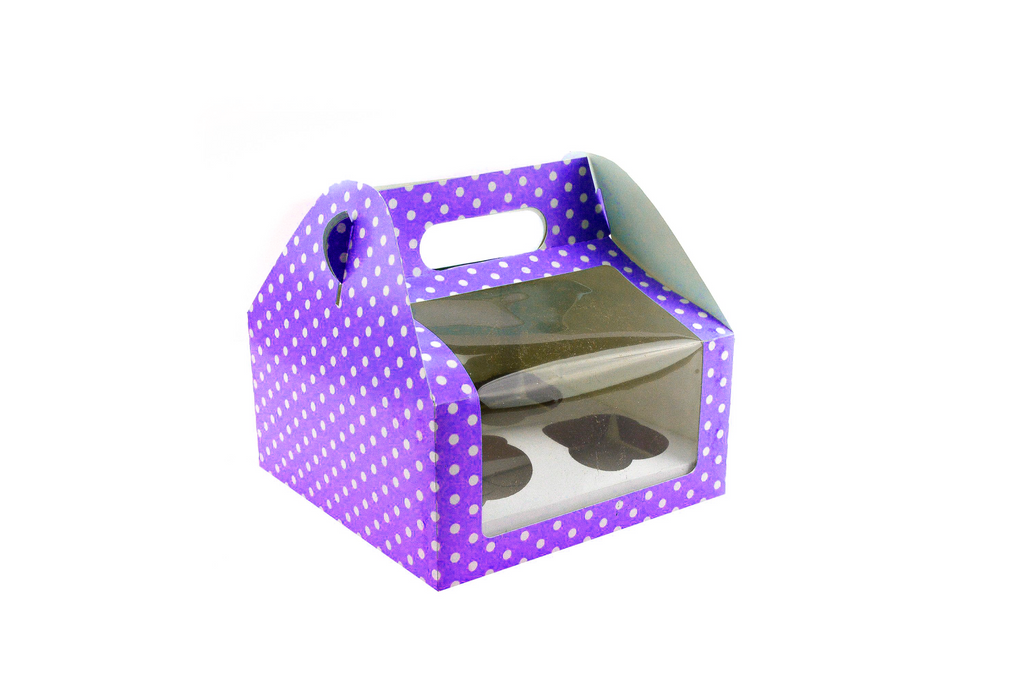 Caja Cupcakes Boxlunch 4 Cavidades 10 Piezas