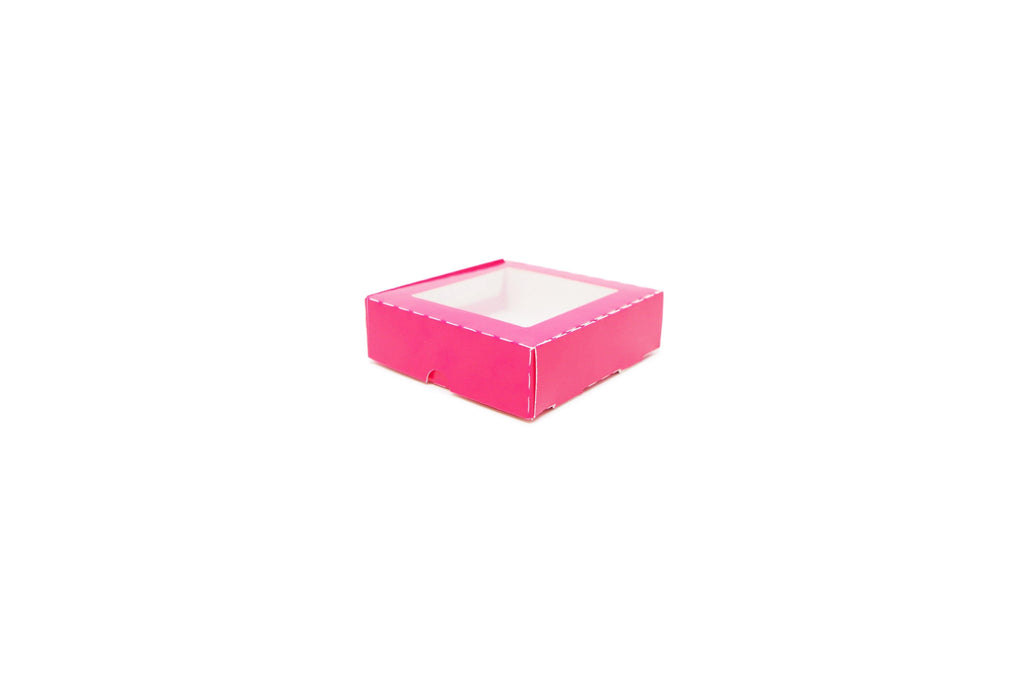 Caja Galletera Con Ventana 10x10x3 10 Piezas