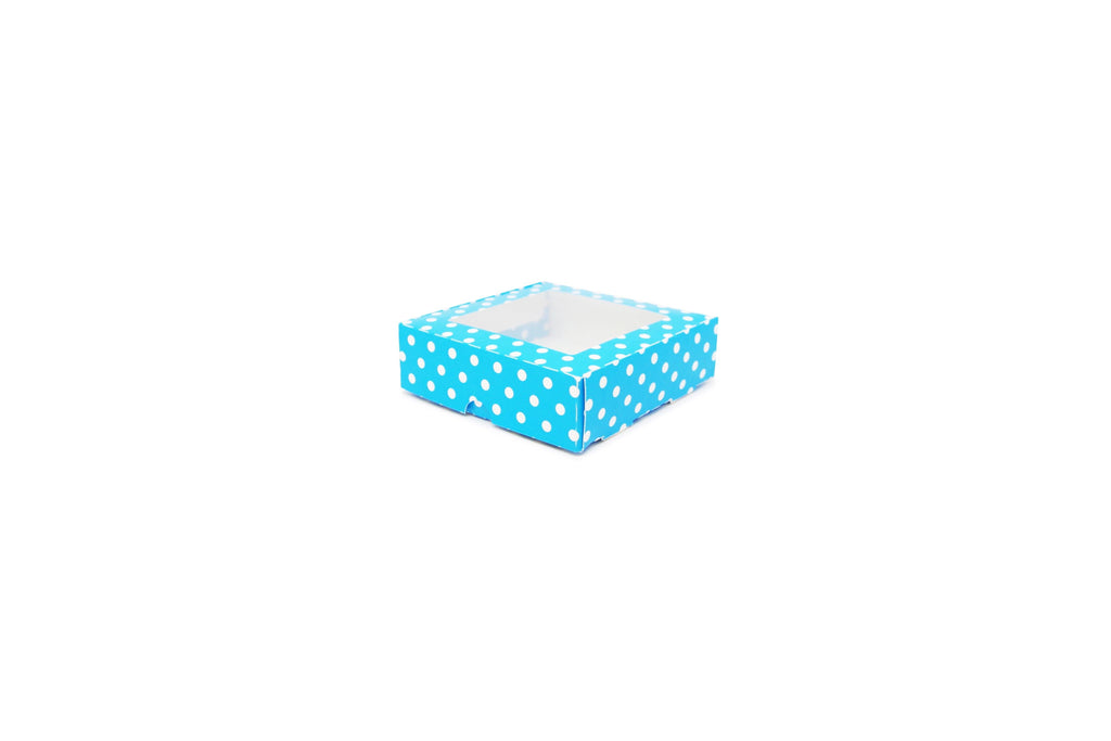 Caja Galletera Con Ventana 10x10x3 10 Piezas