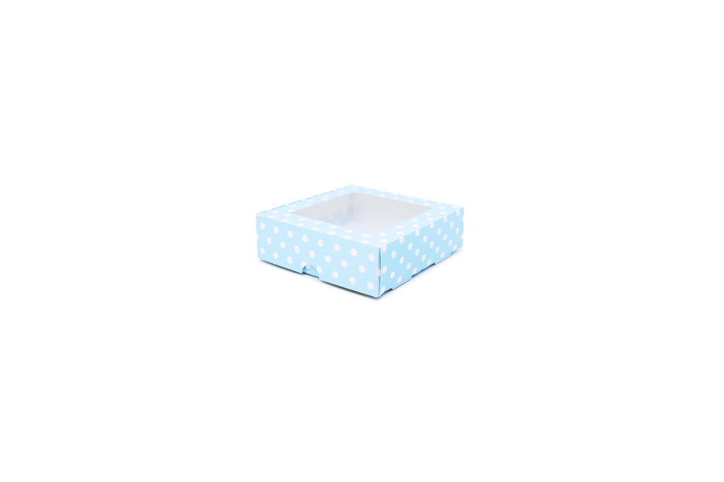 Caja Galletera Con Ventana 10x10x3 10 Piezas