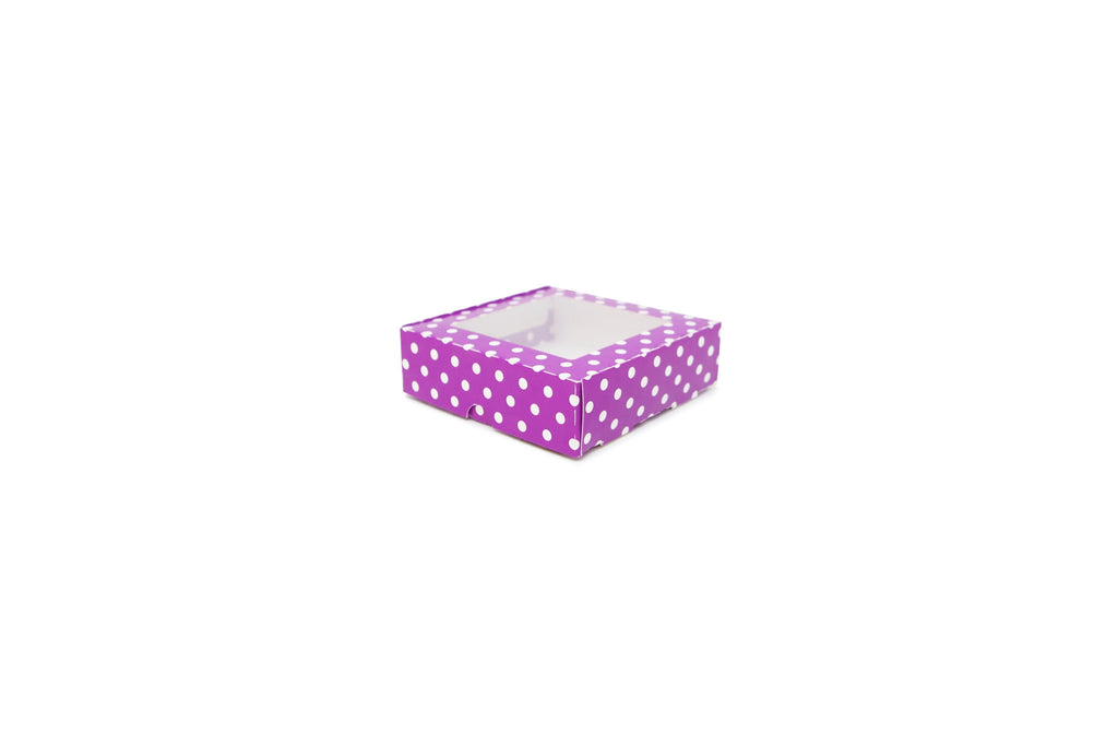 Caja Galletera Con Ventana 10x10x3 10 Piezas