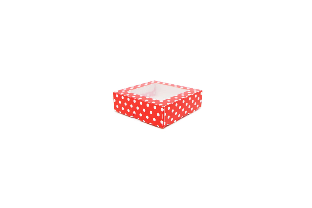 Caja Galletera Con Ventana 10x10x3 10 Piezas
