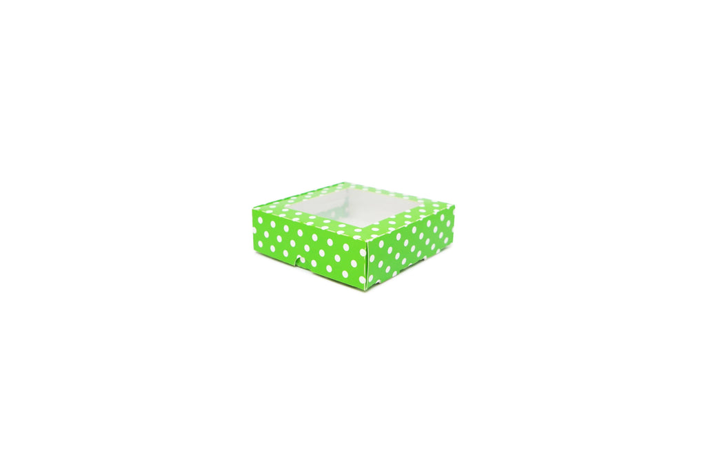 Caja Galletera Con Ventana 10x10x3 10 Piezas