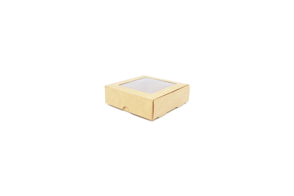 Caja Galletera Con Ventana 10x10x3 10 Piezas