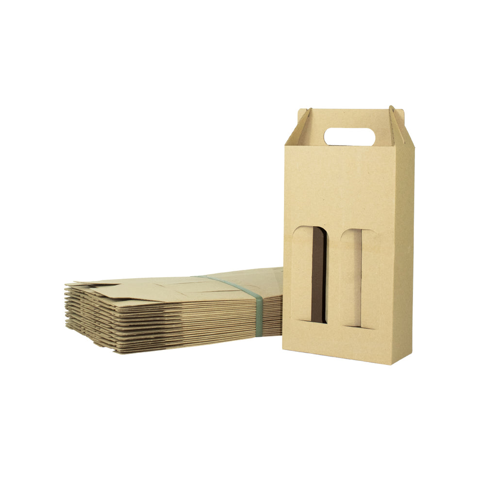 Porta Botellas Vino Boxlunch 2 Cavidades 10 Piezas