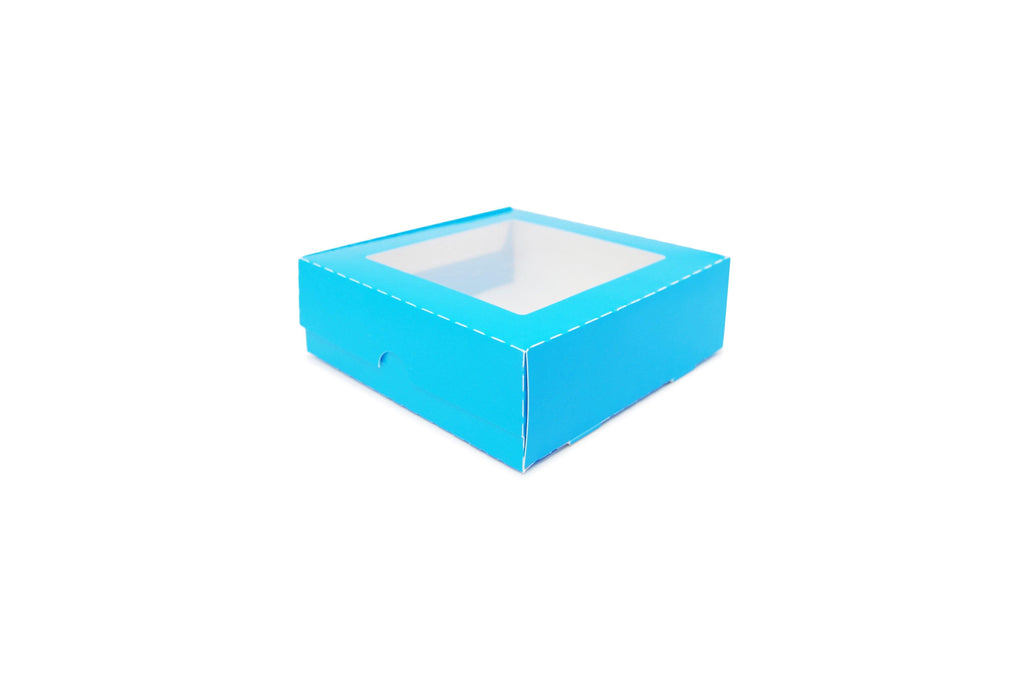 Caja Galletera Con Ventana 15x15x4.5 10 Pzas - Que Bonito