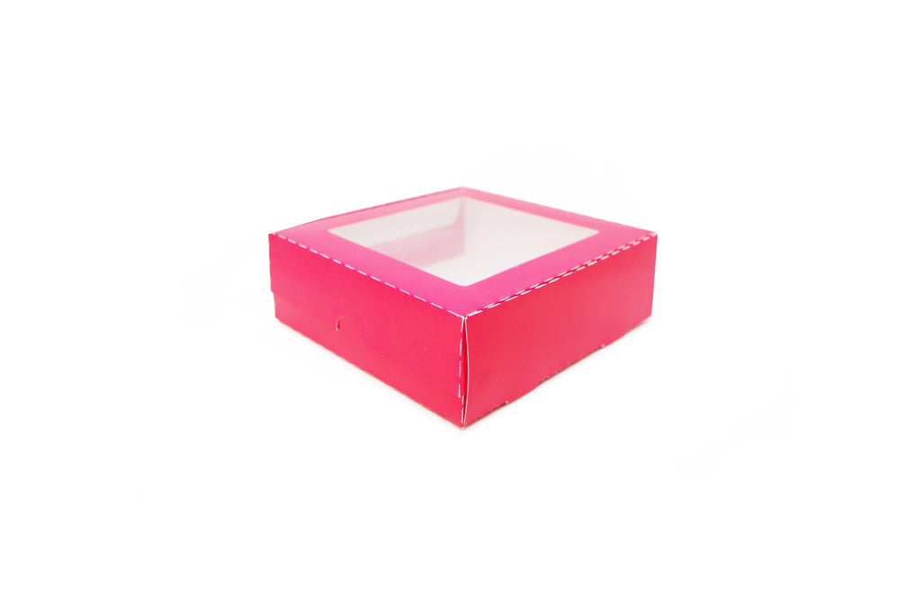 Caja Galletera Con Ventana 15x15x4.5 10 Pzas - Que Bonito