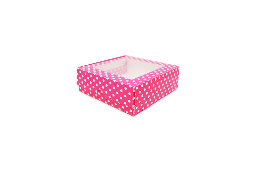 Caja Galletera Con Ventana 15x15x4.5 10 Pzas - Que Bonito