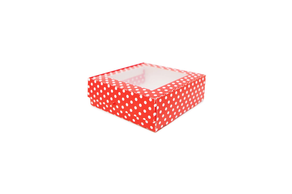 Caja Galletera Con Ventana 15x15x4.5 10 Pzas - Que Bonito