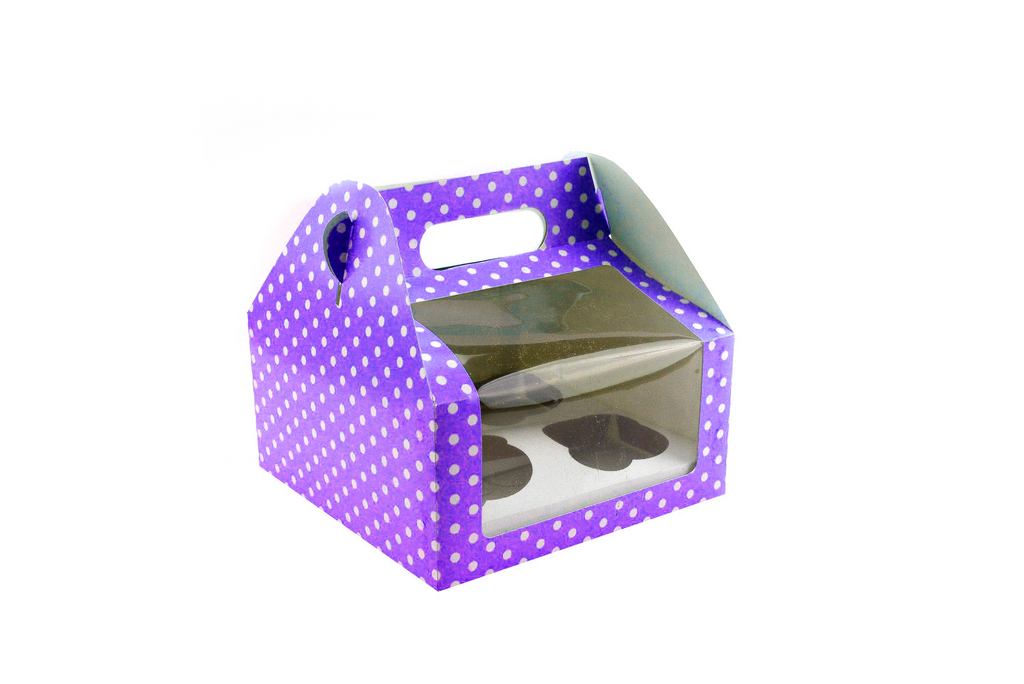 Caja Cupcakes Boxlunch 4 Cavidades 10 pzas - Que Bonito